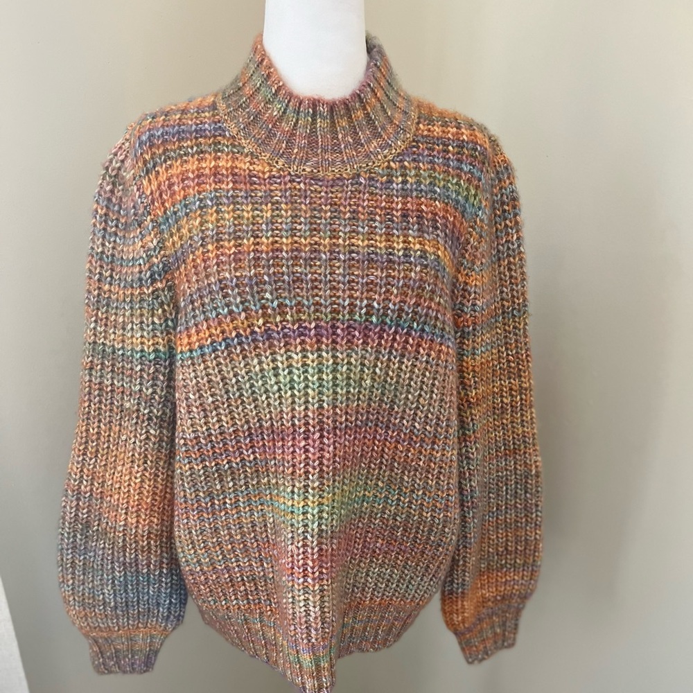 Multicolor Knit Women's Sweater